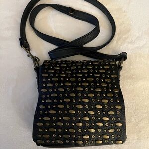 💚Revel Black and Gold Studded Women's Bag🩷